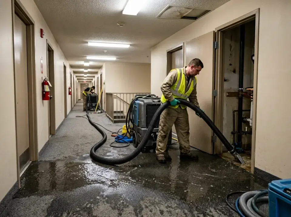 multi-unit-apartment-hallway-f-005 — frequently asked questions, Emergency Burst Pipe Water Extraction & Removal in Watertow…